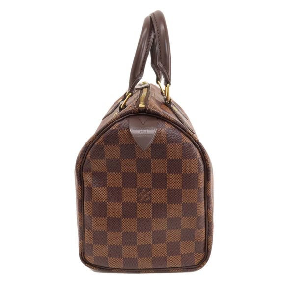 LOUIS VUITTON Brown Damier Speedy 25 Bag - Picture 3 of 11